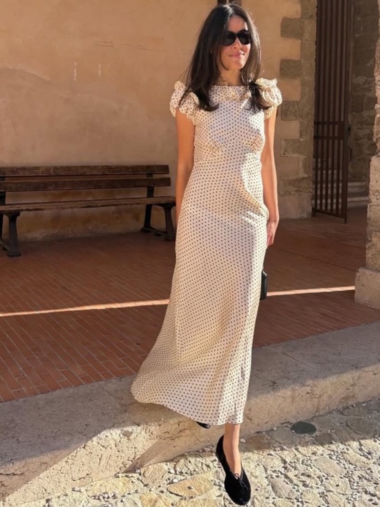 Doen Dresses & Skirts - Doen Emerence Dress Creme Portia Dot